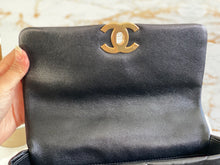 Load image into Gallery viewer, Chanel 19 Flap Bag Size Small series 28 Black Goatskin with mixed hardware
