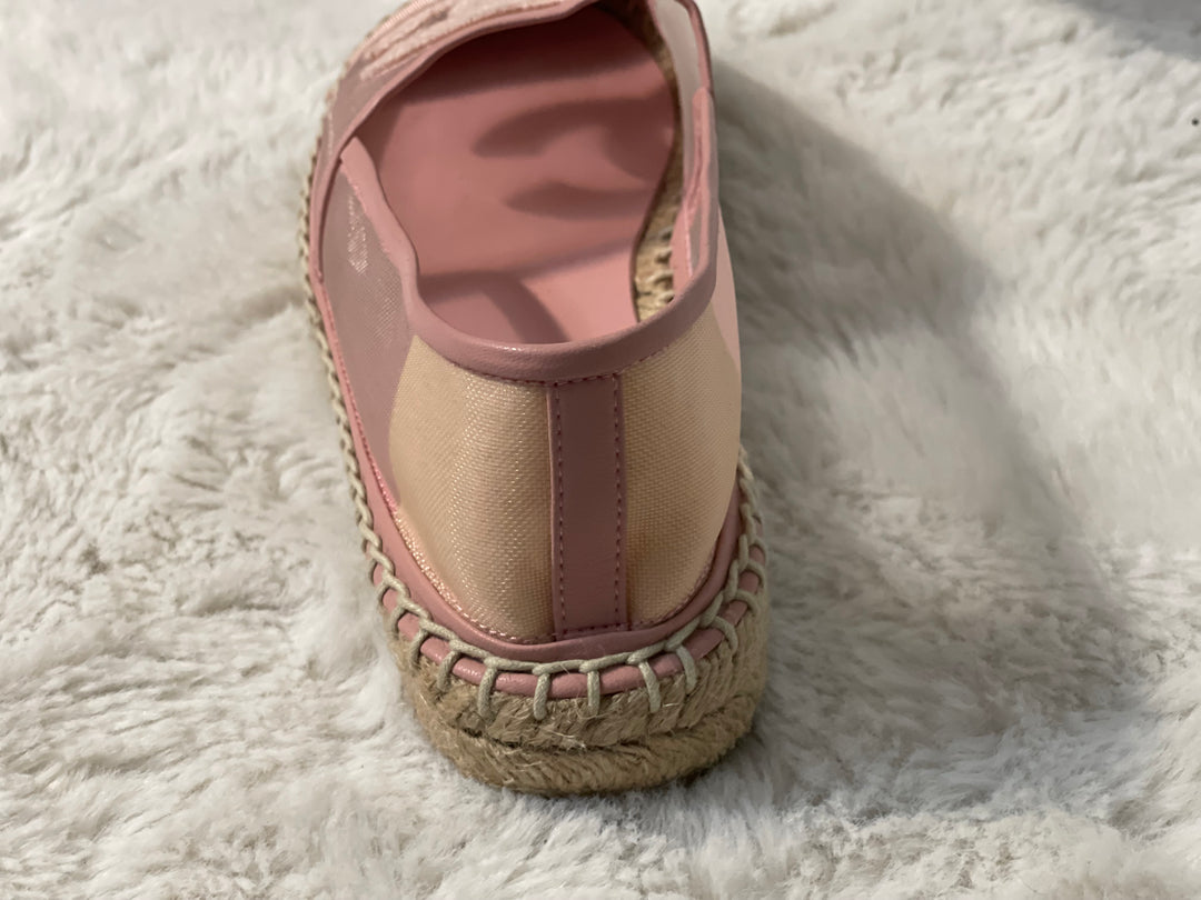 Chanel Pink Mesh Espadrilles from 19S collection size EU 39