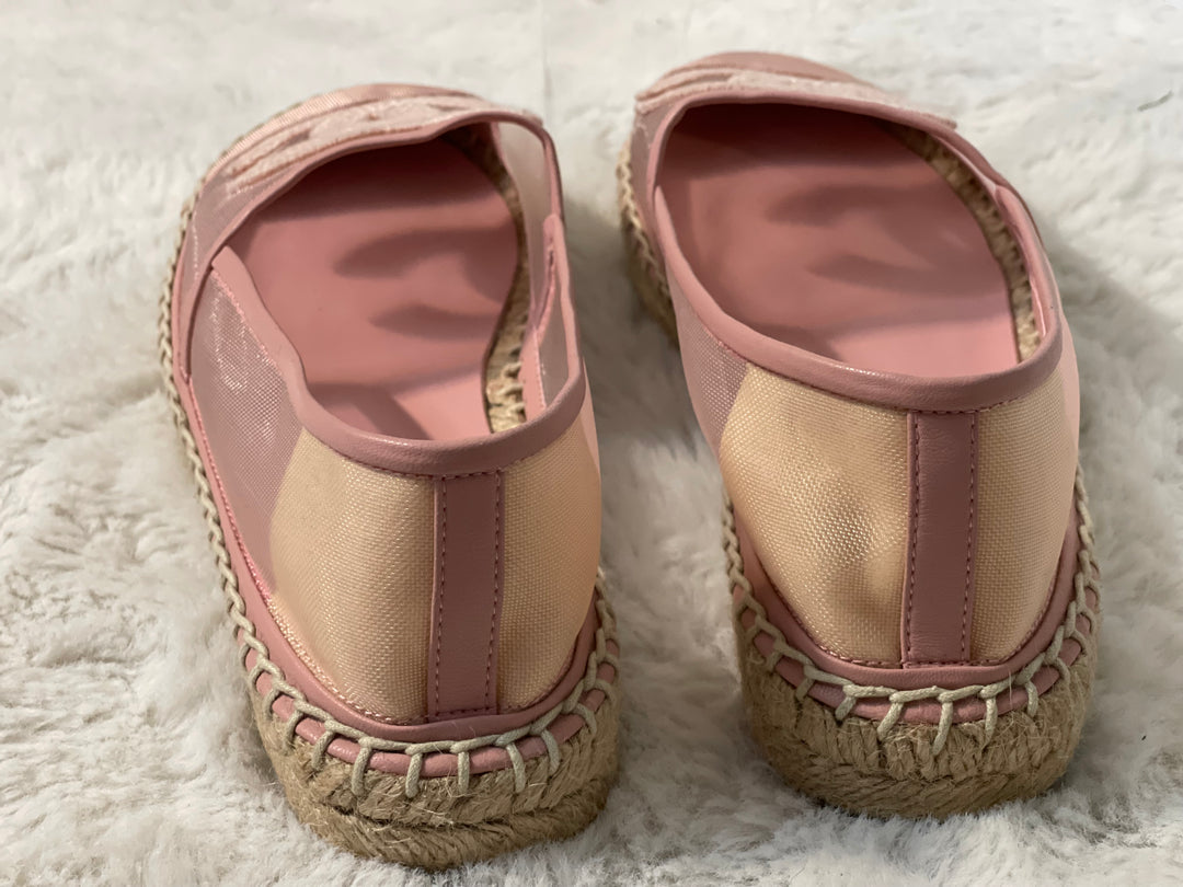 Chanel Pink Mesh Espadrilles from 19S collection size EU 39