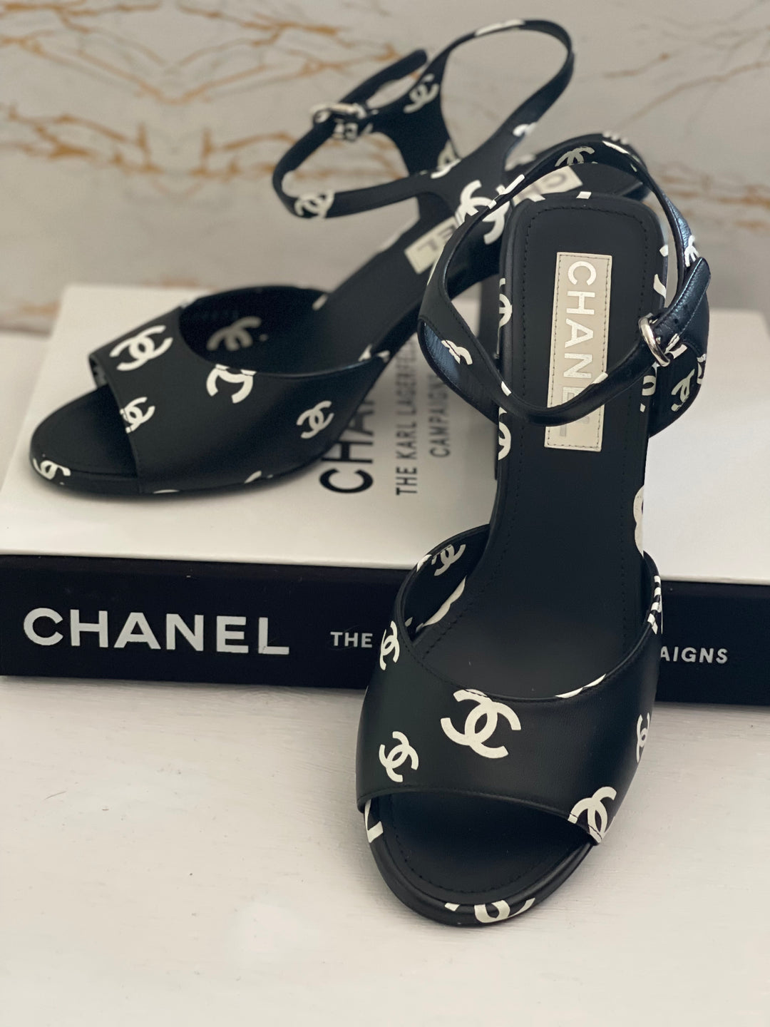 Chanel Runway 22S Collection Heeled Sandals Size EU 39 C