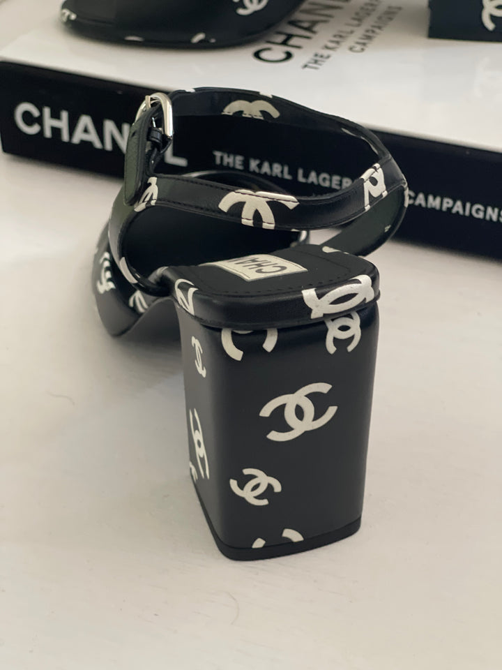 Chanel Runway 22S Collection Heeled Sandals Size EU 39 C