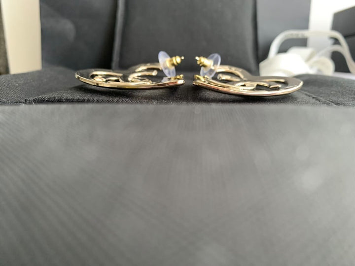 Chanel Heart Large Earrings