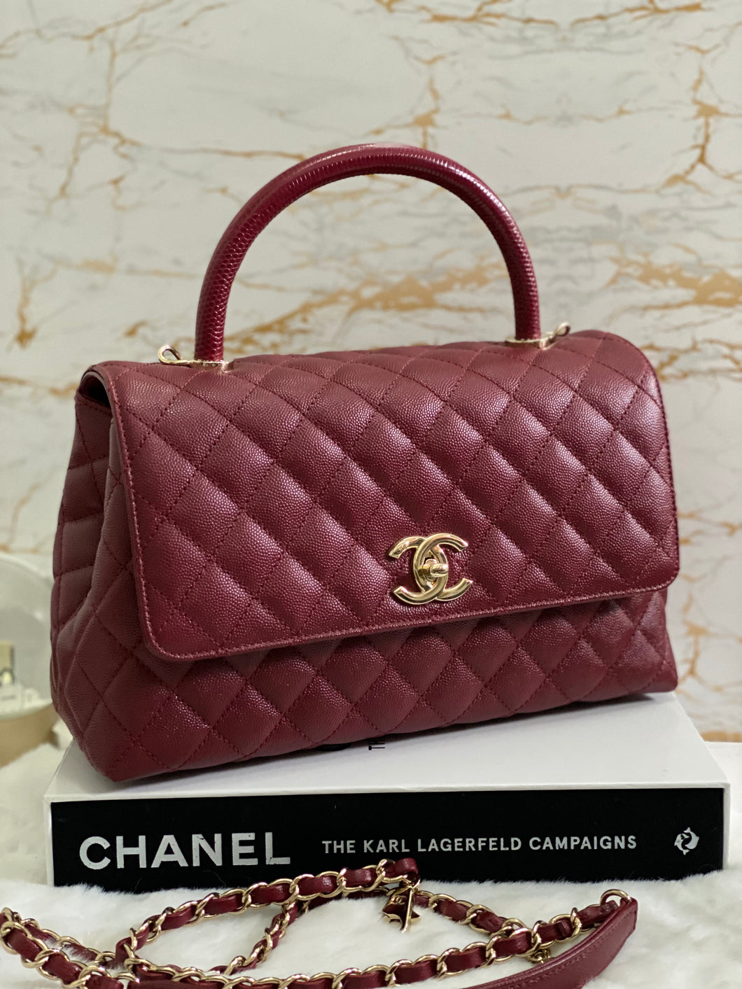 Chanel 21a burgundy Clearance