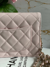 22P CHANEL Classic Pink Caviar WOC Wallet On Chain GHW NEW