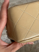 Load image into Gallery viewer, Chanel series 1 Beige Lambskin 24K GHW Small classic double flap bag
