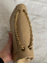 Load image into Gallery viewer, Chanel series 1 Beige Lambskin 24K GHW Small classic double flap bag
