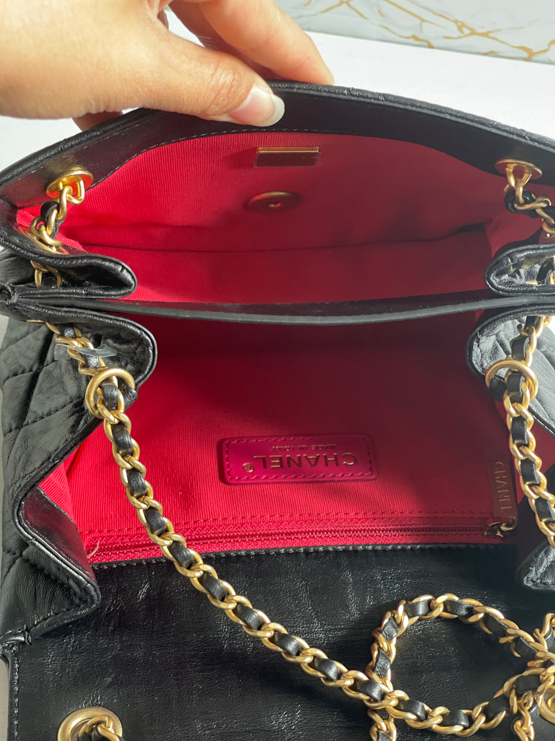 Chanel 22P Crystal CC Mini Flap bag