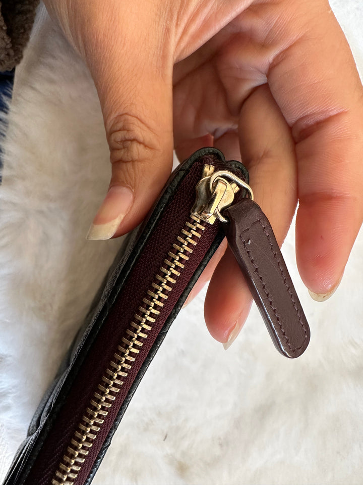 Chanel series 24 Black Caviar LGHW Mini O Case/Pouch