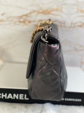 Load image into Gallery viewer, Chanel 19 Flap Bag Size Small series 28 Black Goatskin with mixed hardware
