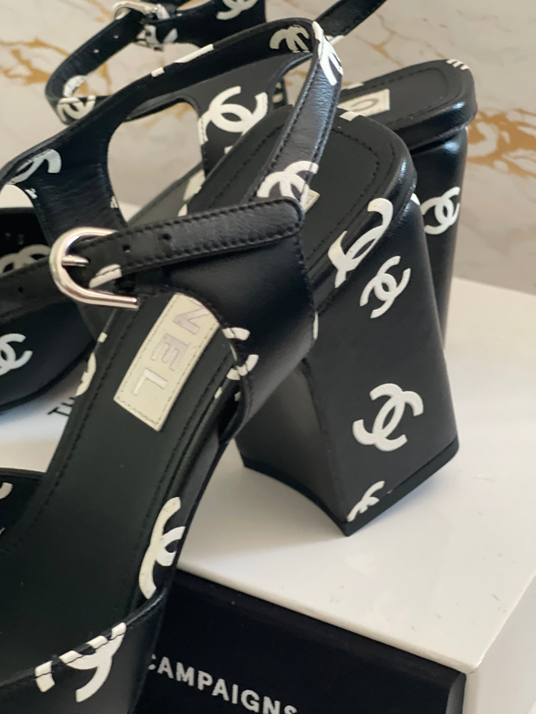 Chanel Runway 22S Collection Heeled Sandals Size EU 39 C