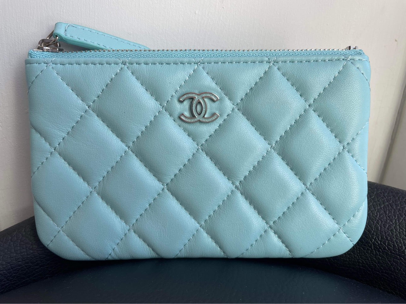 Chanel Wallet Tiffany Blue 19C