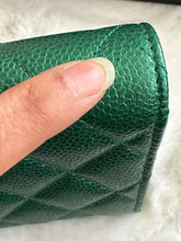 Chanel 18S Emerald Green Caviar LGHW Full size (8 inches) Sarah Flap W –  Globalluxcloset