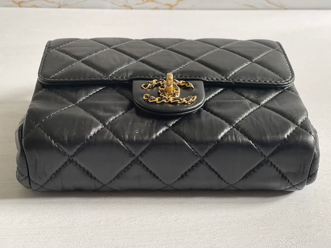 Chanel 22P Crystal CC Mini Flap bag