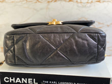 Load image into Gallery viewer, Chanel 19 Flap Bag Size Small series 28 Black Goatskin with mixed hardware
