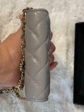 Load image into Gallery viewer, Chanel 21B Grey caviar coco chain o purse
