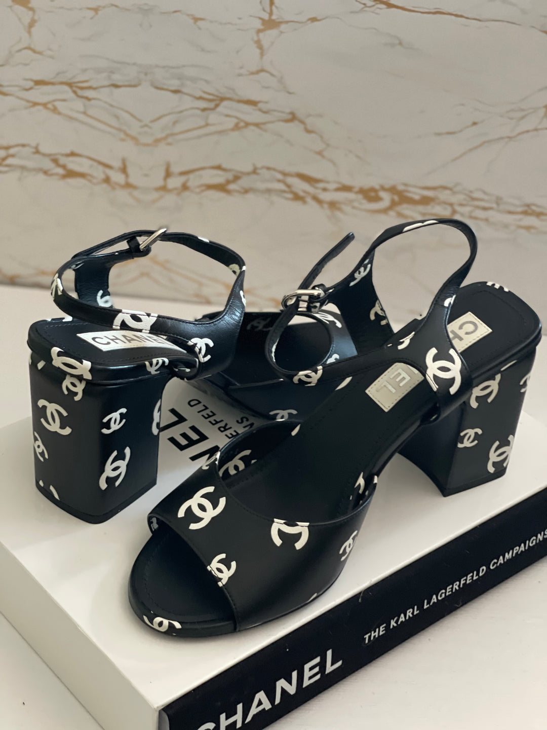 Chanel Runway 22S Collection Heeled Sandals Size EU 39 C