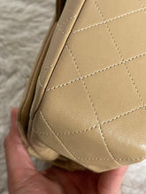 Load image into Gallery viewer, Chanel series 1 Beige Lambskin 24K GHW Small classic double flap bag
